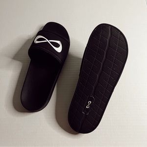 Nfinity Black Slides Sandals